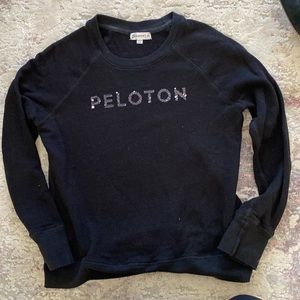Peloton sequin sweatshirt